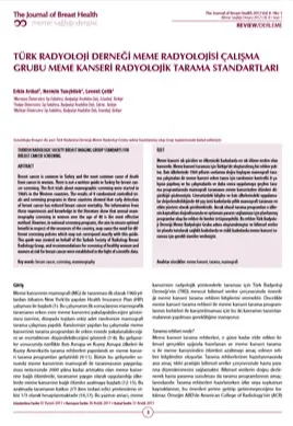 Meme Kanseri Radyolojik Tarama Standartları